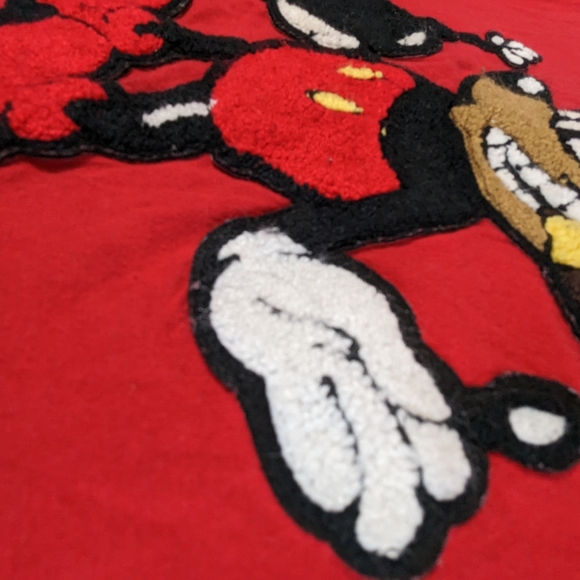 RAWYALTY BOMB RAW DRIP RED CHENILLE TEE-RED Medium - Picture 7 of 9